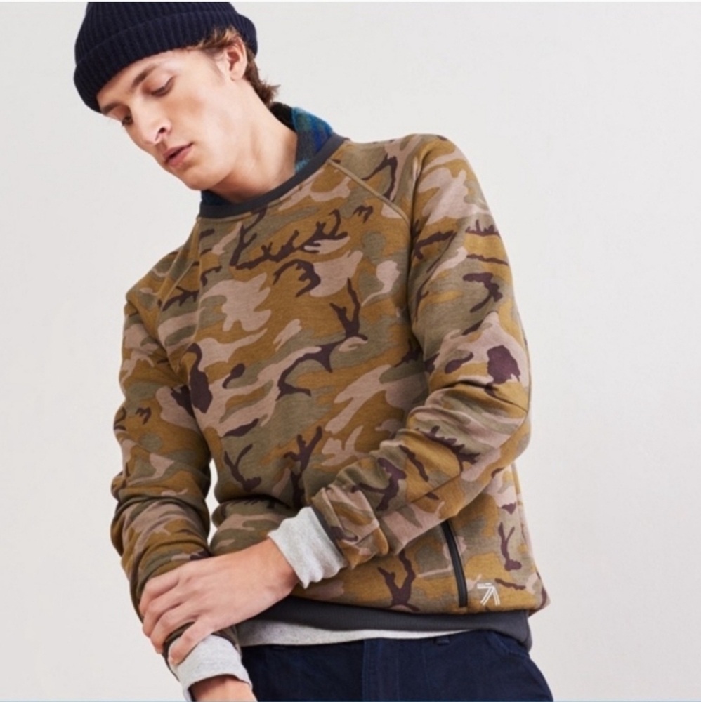 NEW BALANCE Camo Crewneck